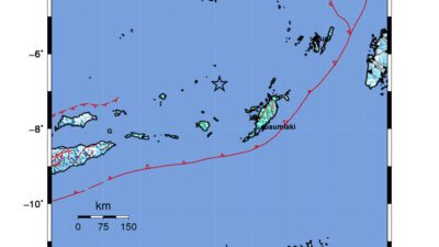 Gempa Berkekuatan 6,8 SR di 183 km BaratLaut TANIMBAR Tidak Berpotensi Tsunami Gempa Berkekuatan 6,8 SR di 183 km BaratLaut TANIMBAR Tidak Berpotensi Tsunami