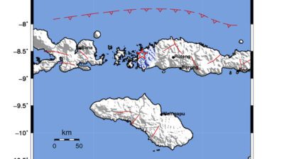 Gempa Berkekuatan 3,6 SR, pusat gempa berada di darat 8 km selatan Labuan Bajo